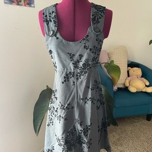 One of a kind gray jumper dress hand made